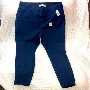 Old Navy Super Skinny Short 22 Plus Stretch Pants w/Slimming Effect Waistband.